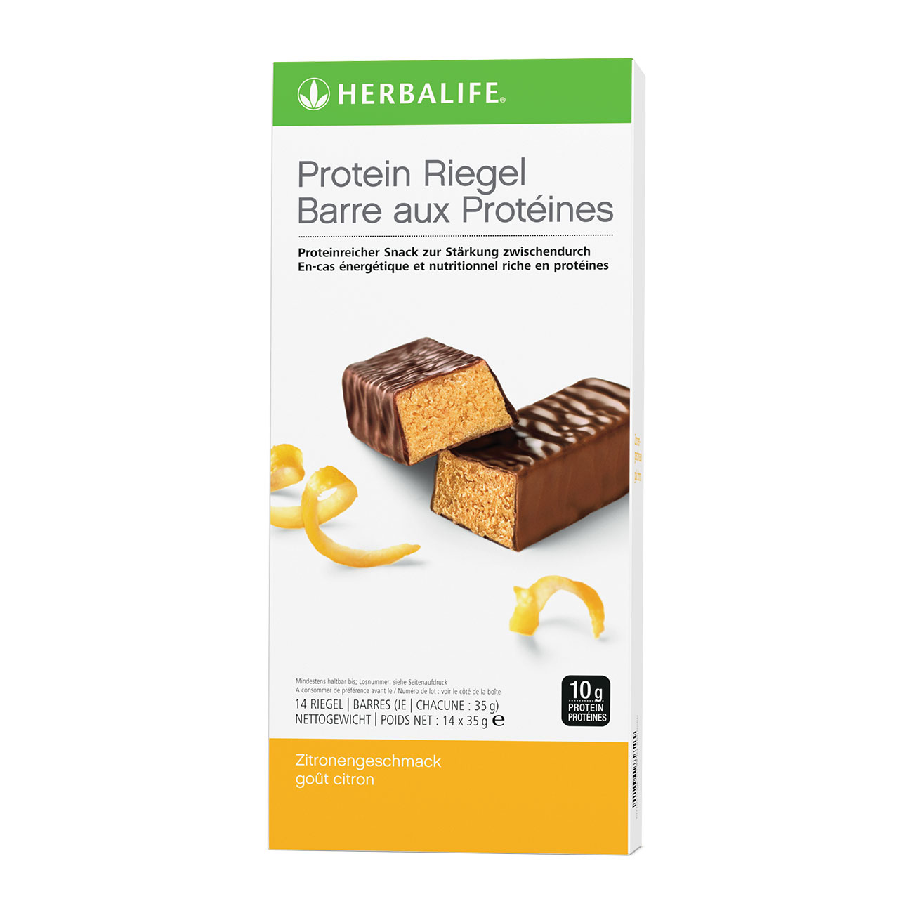 Herbashopping.eu - Protein Riegel Zitrone 14 Riegel 35 g