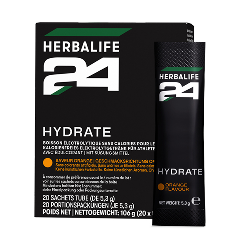 Herbashopping.eu - H24 Hydrate Orangengeschmack 20 x 5.3 g