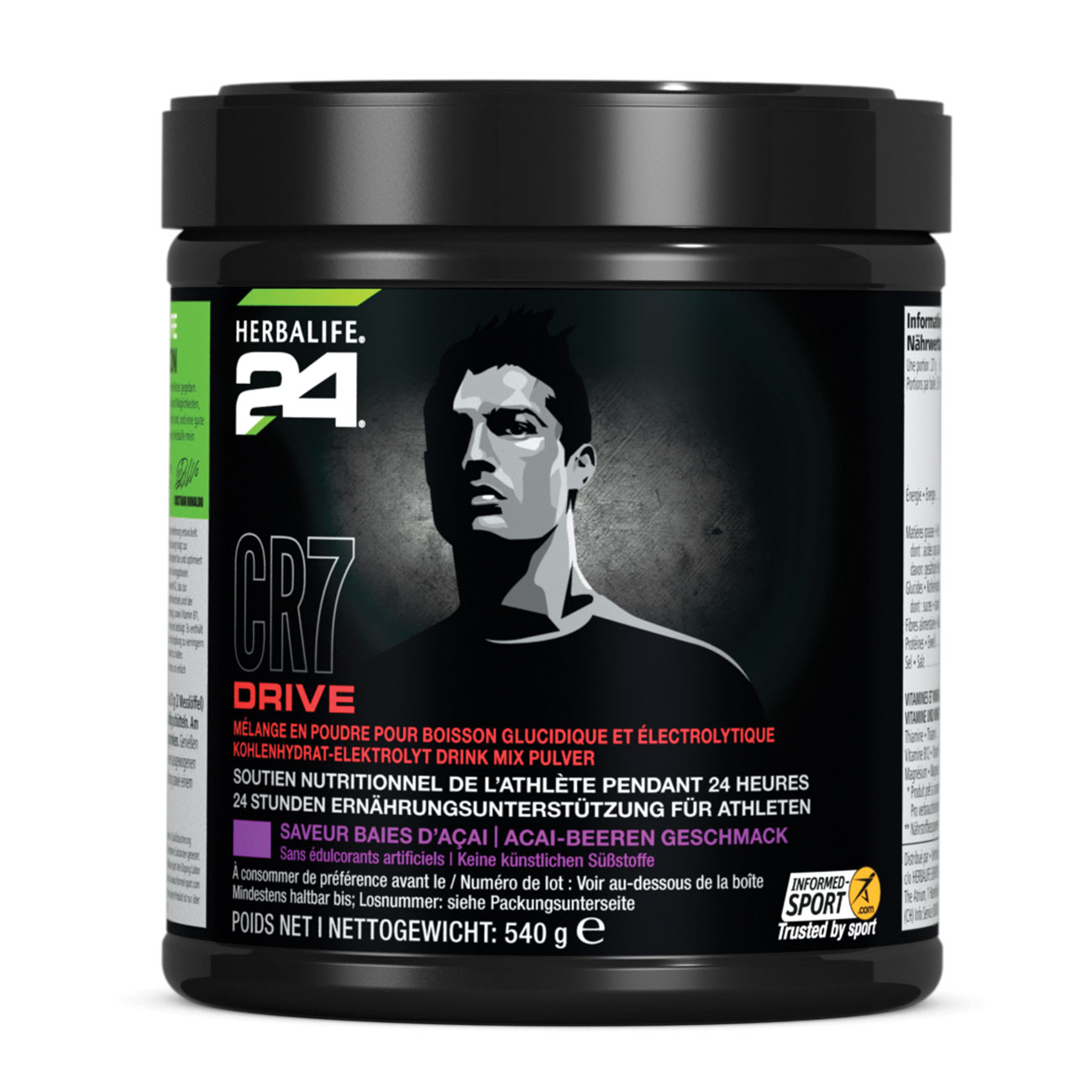 Herbashopping.eu - CR7 Drive Behälter Acai-Beere 540 g