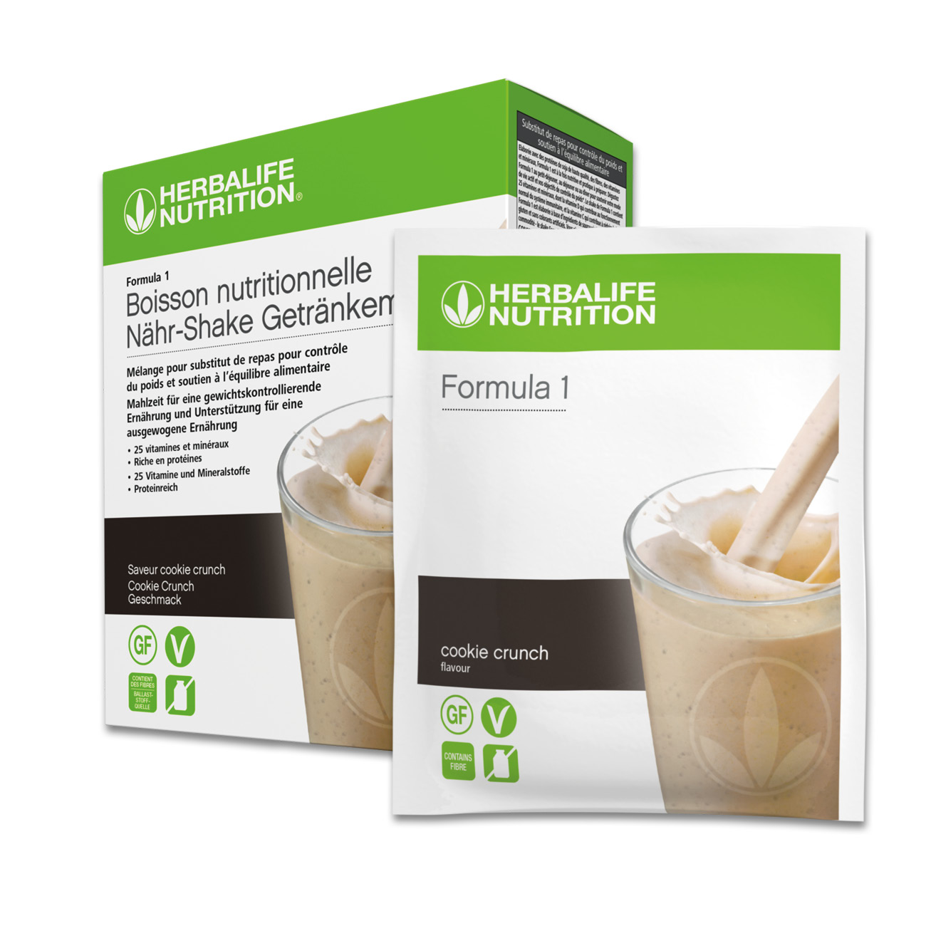 Herbashopping.eu - Formula 1-Shake Cookie Crunch 7 Portionspackungen