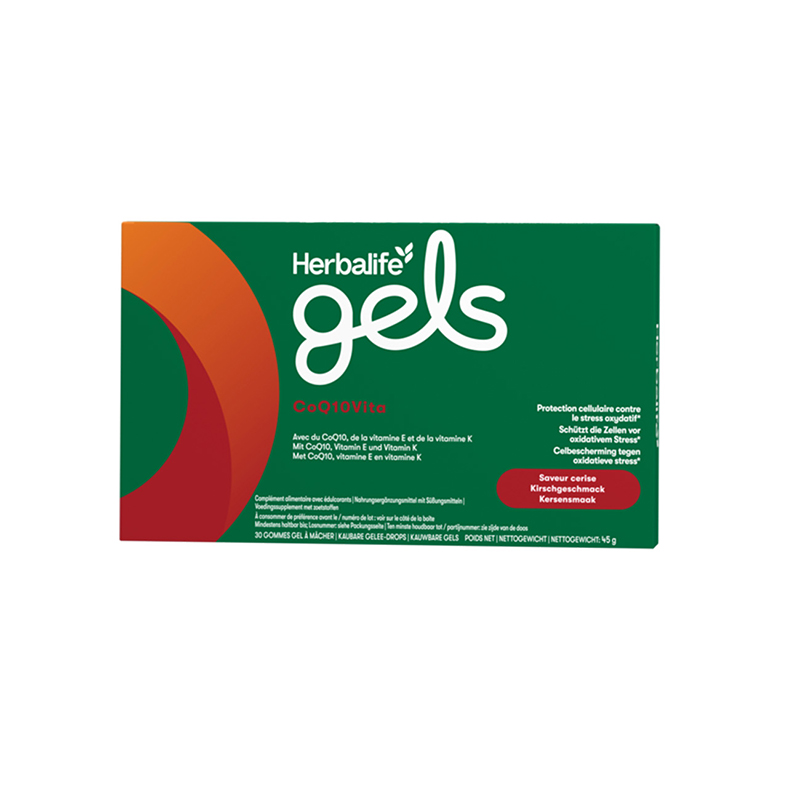 Herbashopping.eu - Herbalife Gels CoQ10Vita Kirsche 30 kaubare Gelee-Drops