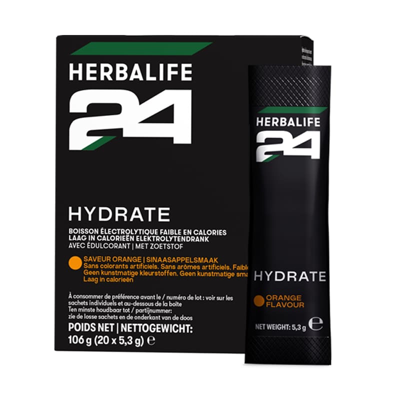 Herbashopping.eu - Herbalife24 - Hydrate Orange 20 sachets de 5