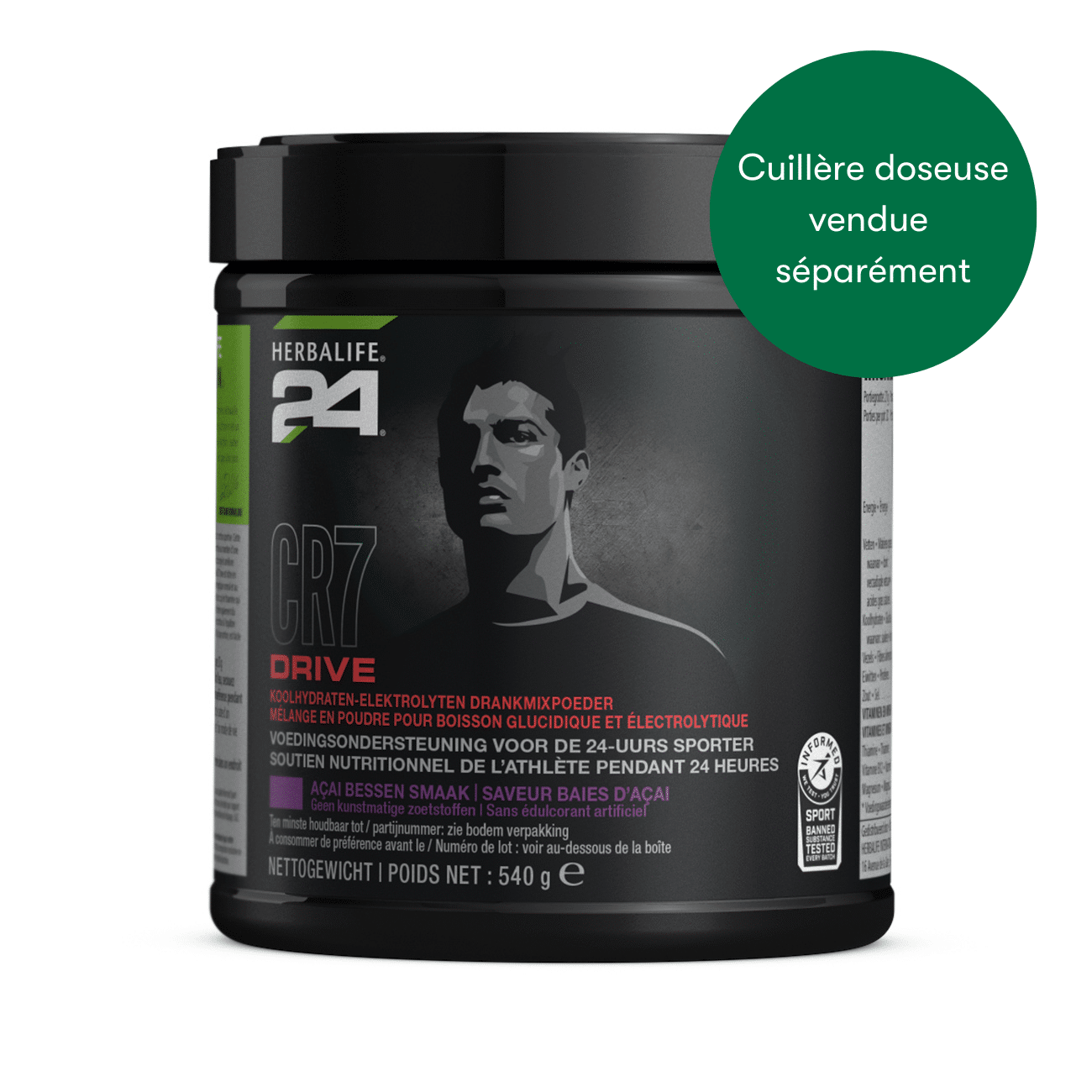Herbashopping.eu - Herbalife24 - Boîte CR7 Drive Baies d'açai 540 g