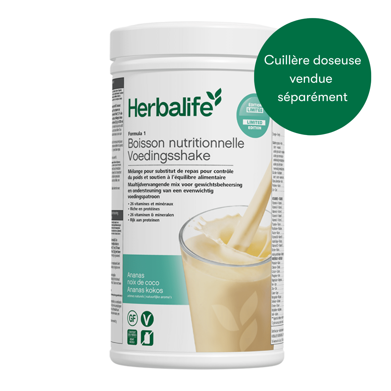 Herbashopping.eu - Formula 1 Boisson nutritionnelle Édition Limitée Ananas noix de coco 550 g