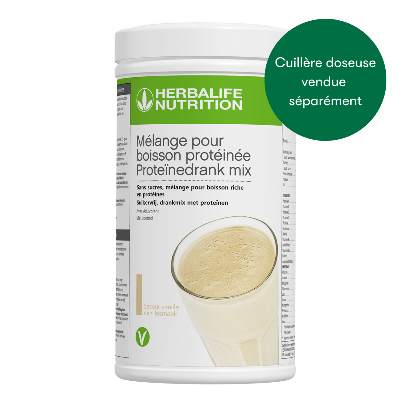 Herbashopping.eu - Mélange pour boisson protéinée Vanille 588 g