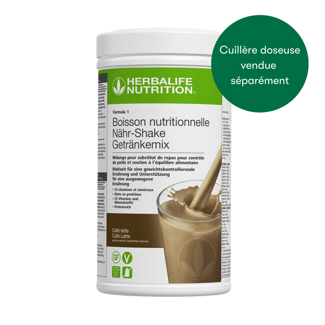 Formula 1 Nouvelle génération - Boisson Nutritionnelle Café Latte 550 g 12 Herbashopping.eu - Formula 1 Nouvelle génération - Boisson Nutritionnelle Café Latte 550 g