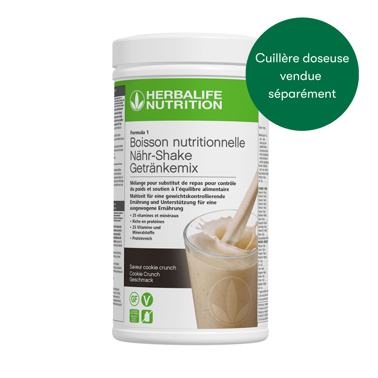 Herbashopping.eu - Formula 1 Nouvelle génération - Boisson Nutritionnelle Cookie crunch 550 g