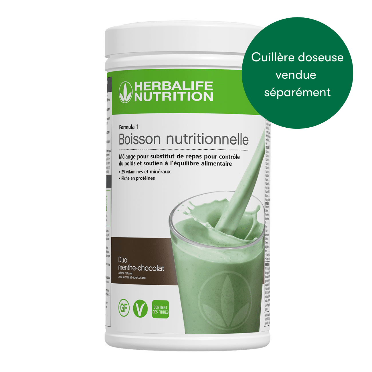 Herbashopping.eu - Formula 1 Nouvelle génération - Boisson Nutritionnelle Duo menthe-chocolat 550 g