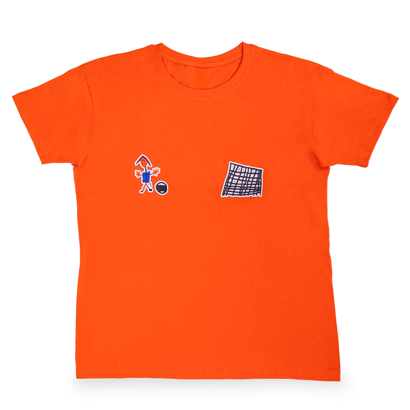 Herbashopping.eu - T shirt HFF en coton orange - Taille XL